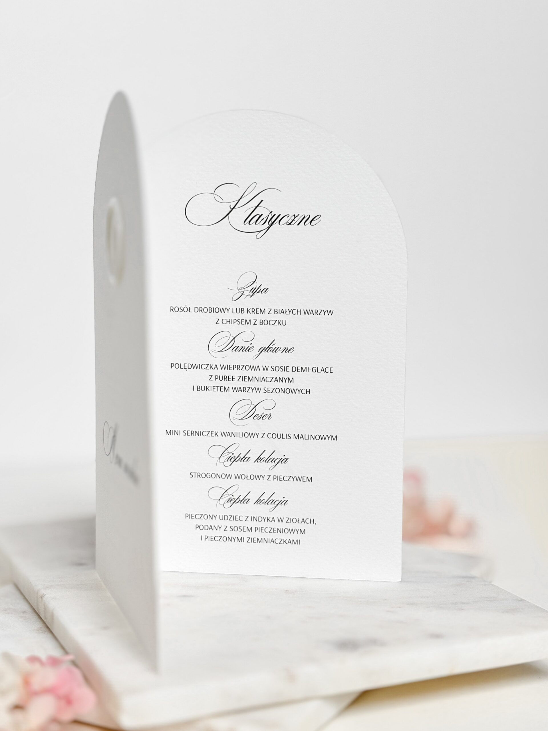 menu4 Menu weselne stojące rozkładane