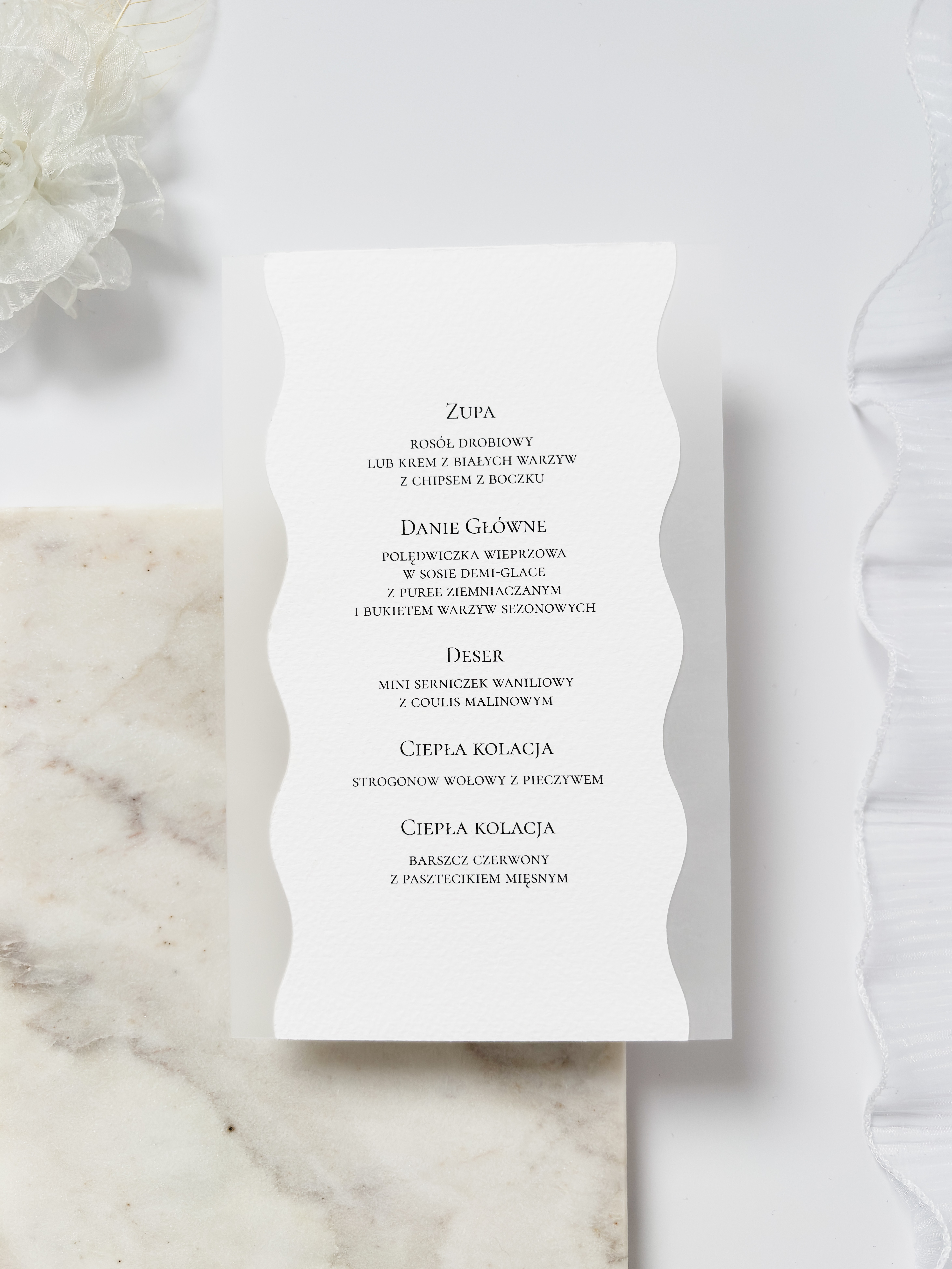 IMG_3065 Menu weselne w kształcie fali