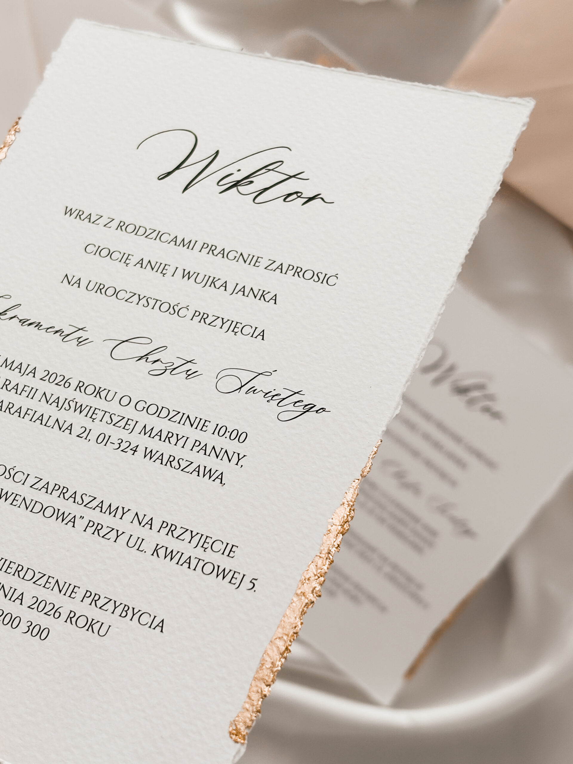 IMG_3634 zaproszenie na chrzest ręcznie złocone