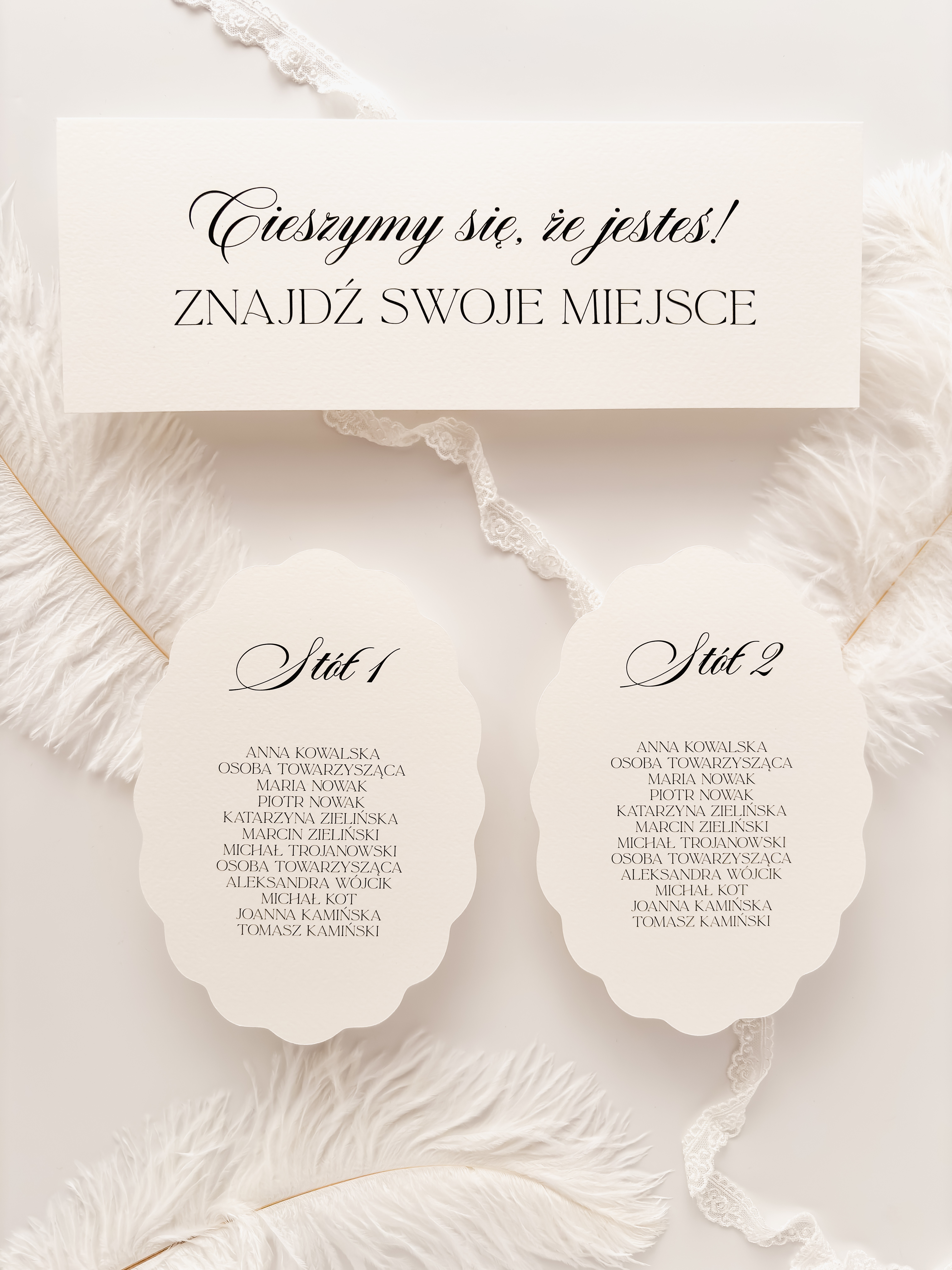 plan rozmieszczenia gości na przyjęciu weselnym w formacie a5