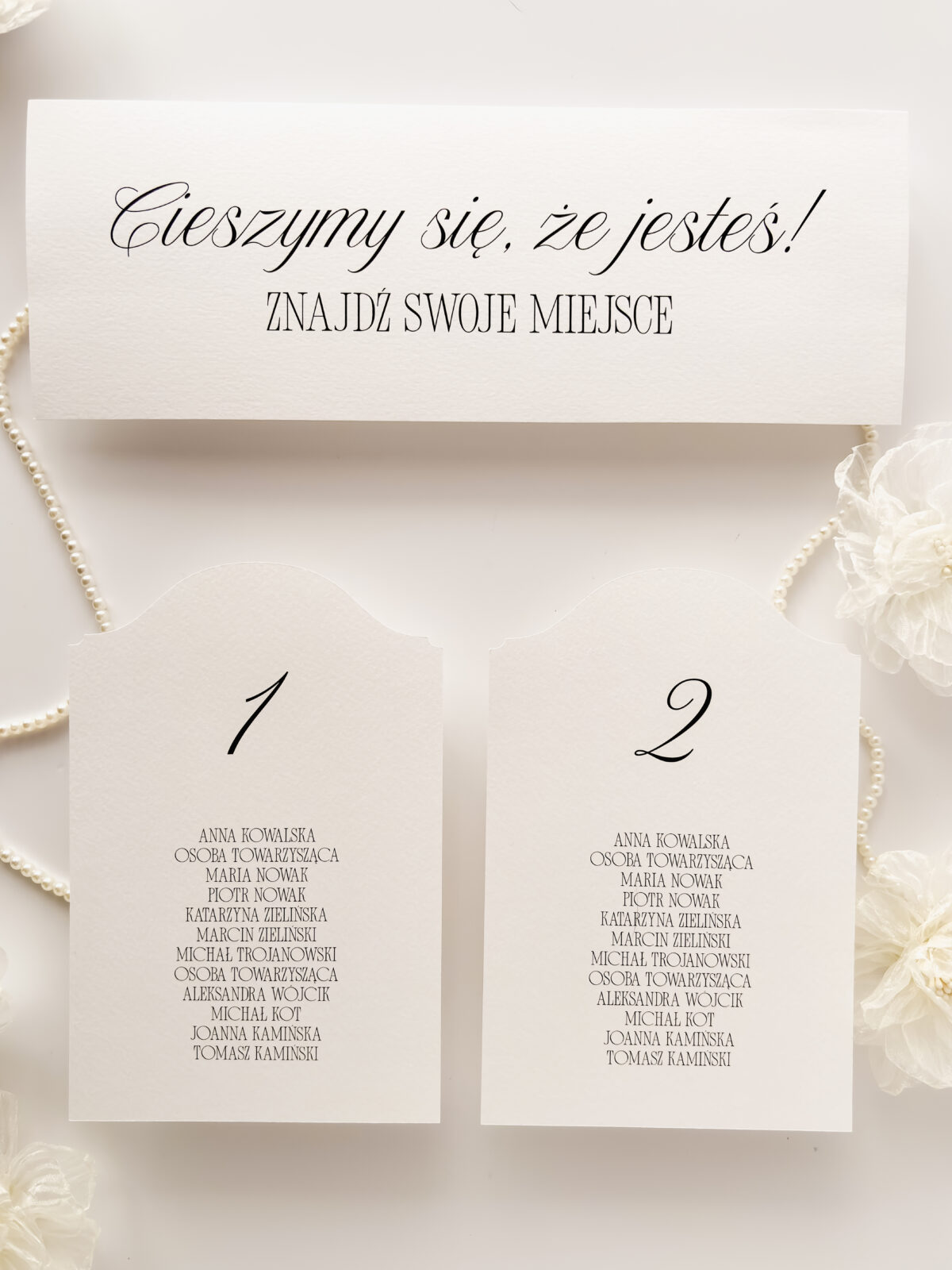 Plan miejsc weselnych