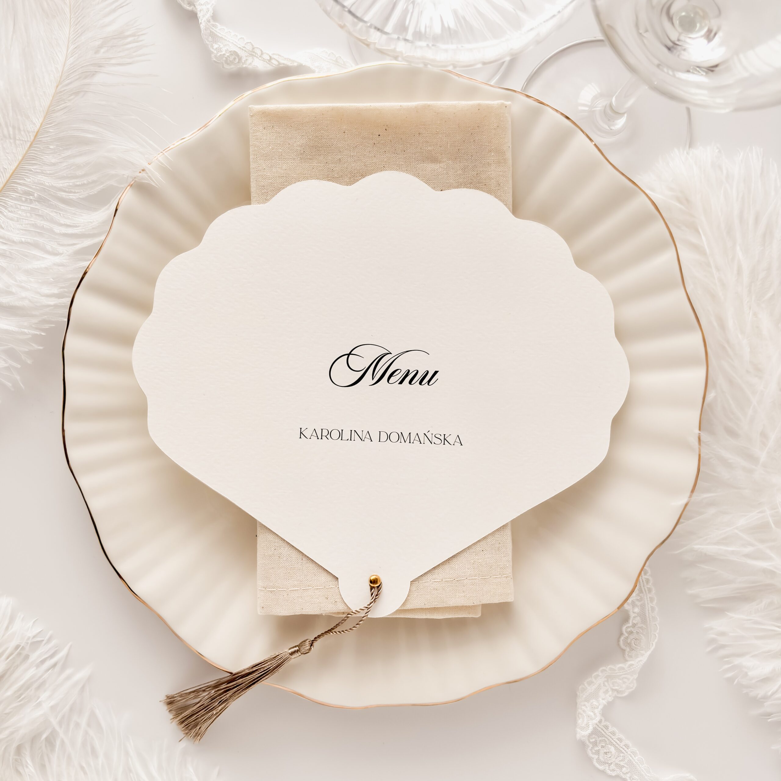 menu weselne wachlarz