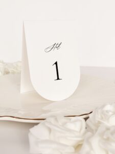 numer stołu weselnego