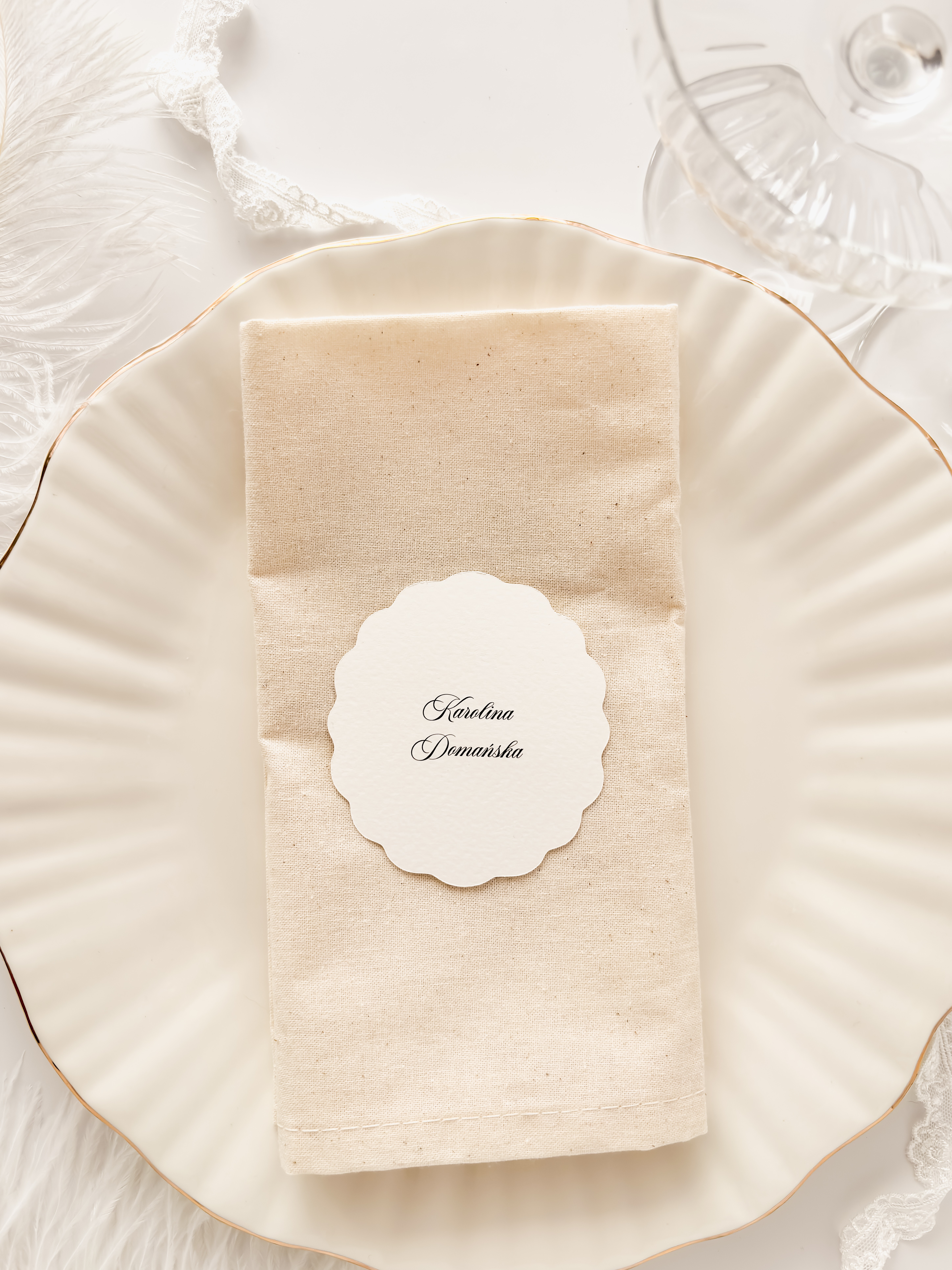 Dekoracyjna winietka leżąca