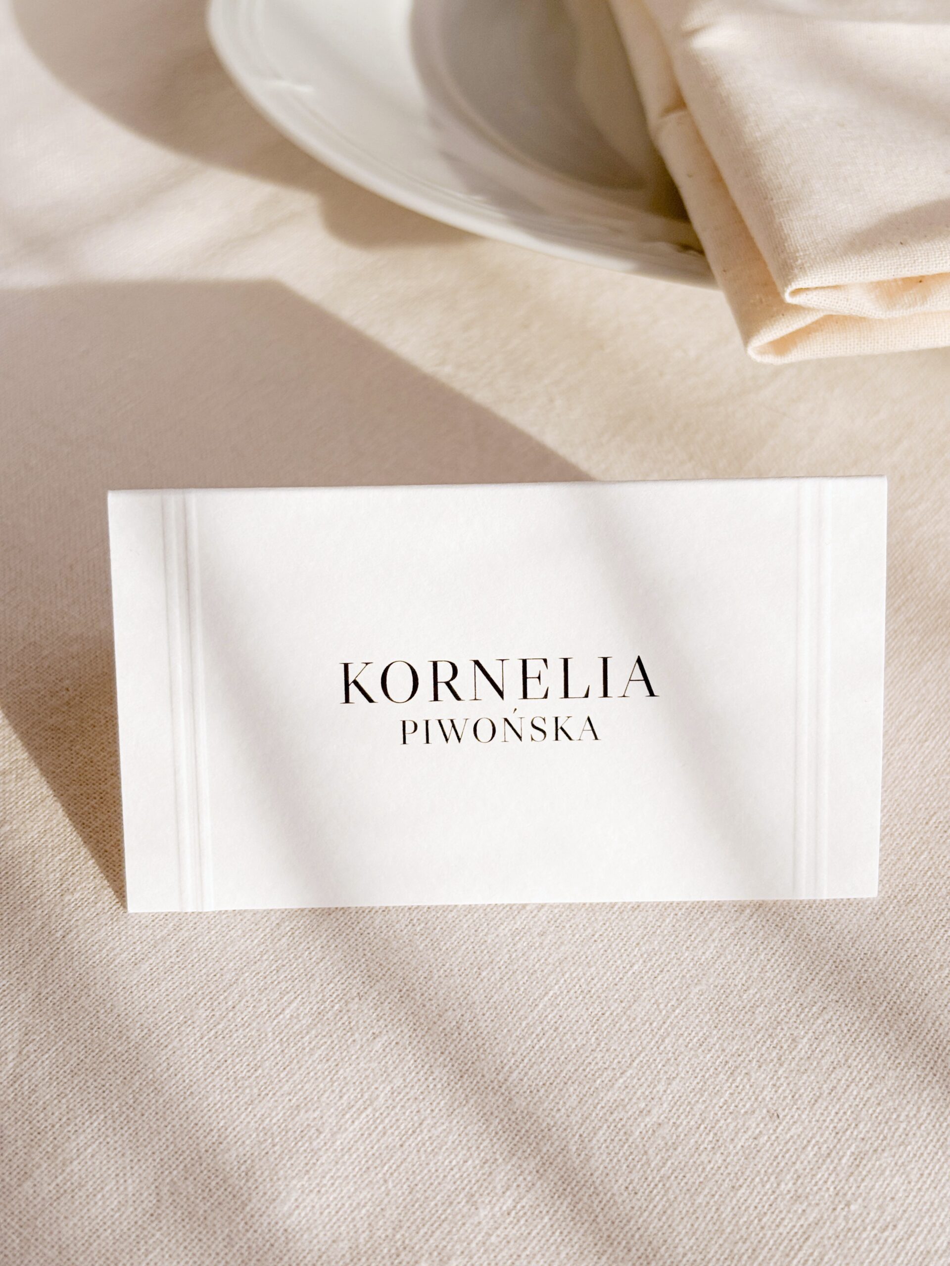 winietka z tłoczeniem